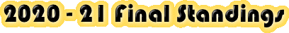 2020 - 21 Final Standings